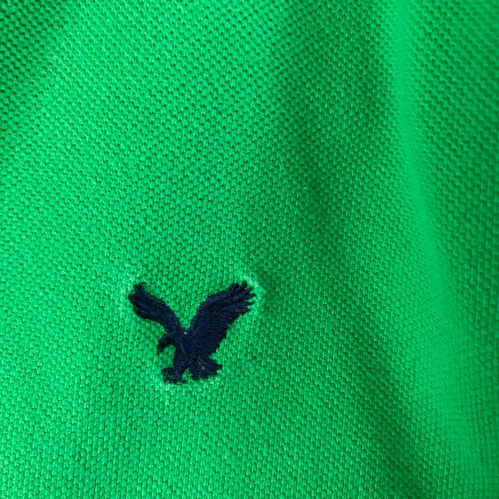 Green Sweater with Embroidered Logo